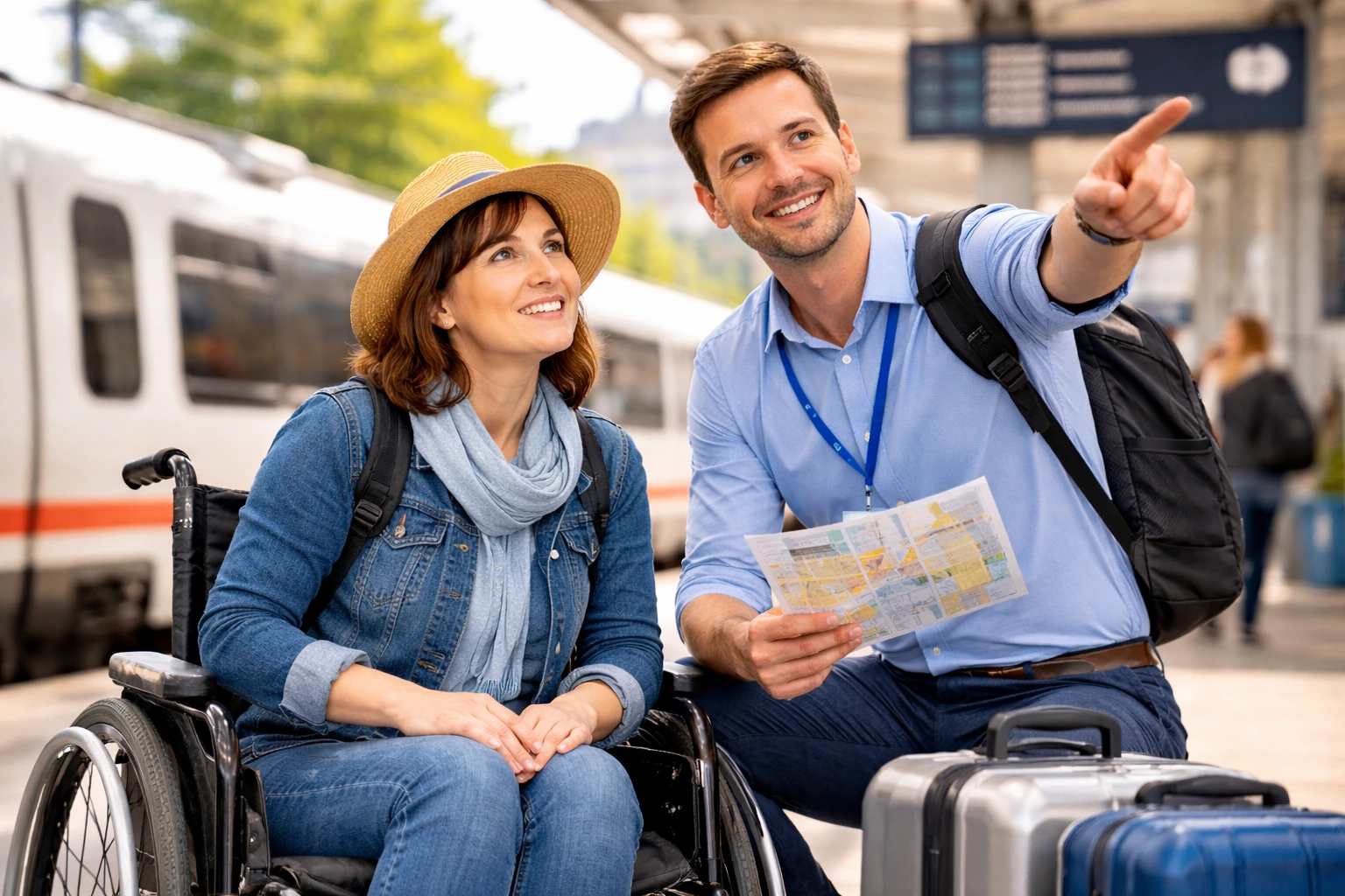 Assistenzdienst für Reisen